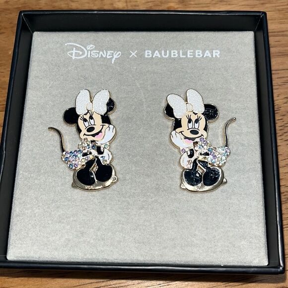 Disney Baublebar Minnie Mouse earrings. New - Picture 2 of 2